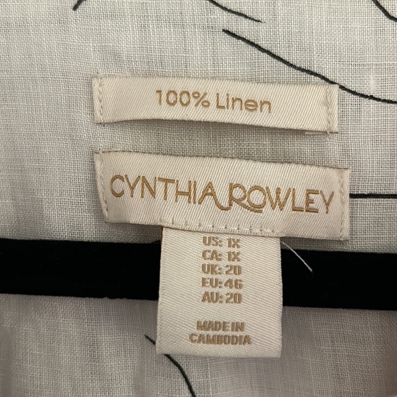 Linen top, colorful - Picture 4 of 5